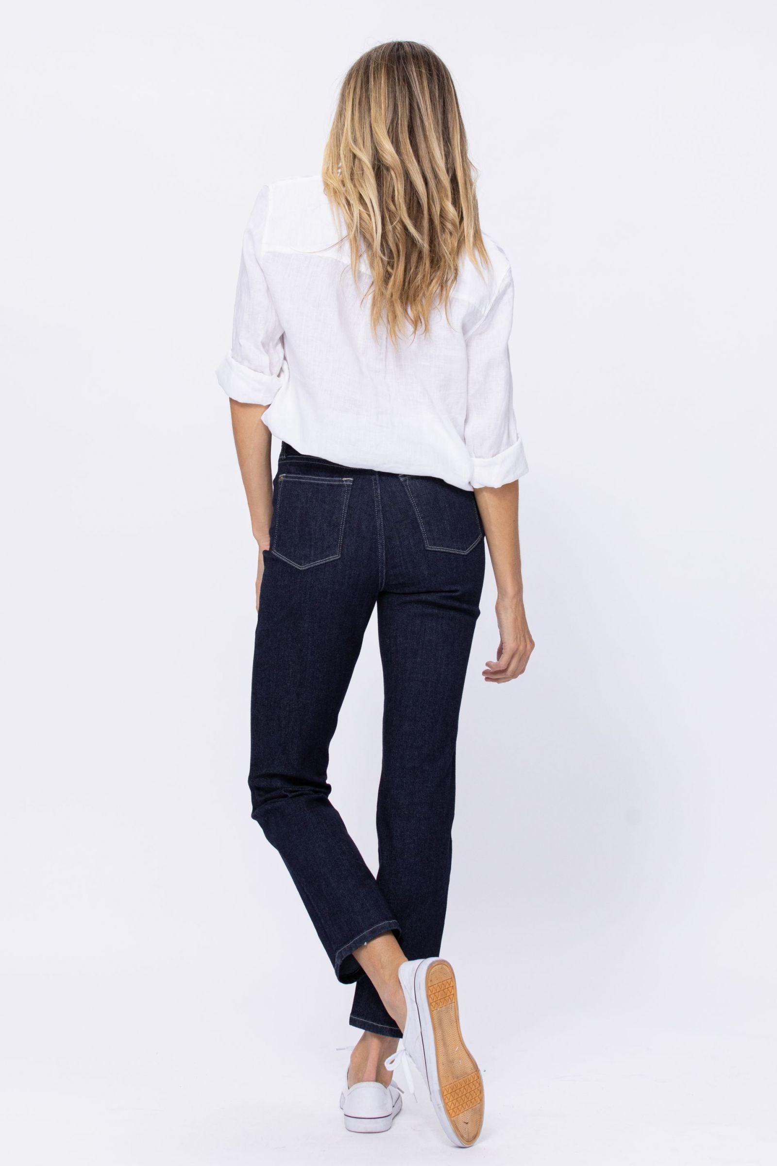 judy blue high rise rinse wash mom jeans