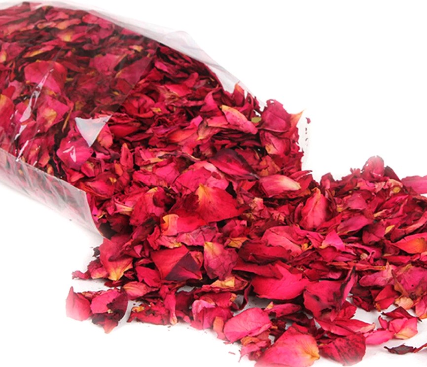 natural dried rose petals bath flower petal spa aromatherapy bathing