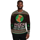 gingers are for life ugly christmas sweatshirt