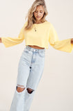 french terry crop top 1