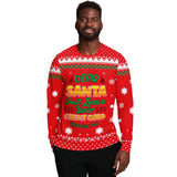 credit card christmas ugly sweatshirt