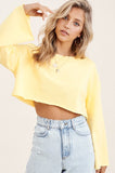 french terry crop top 1