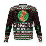 gingers are for life ugly christmas sweatshirt