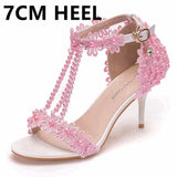 heel 7cm pink