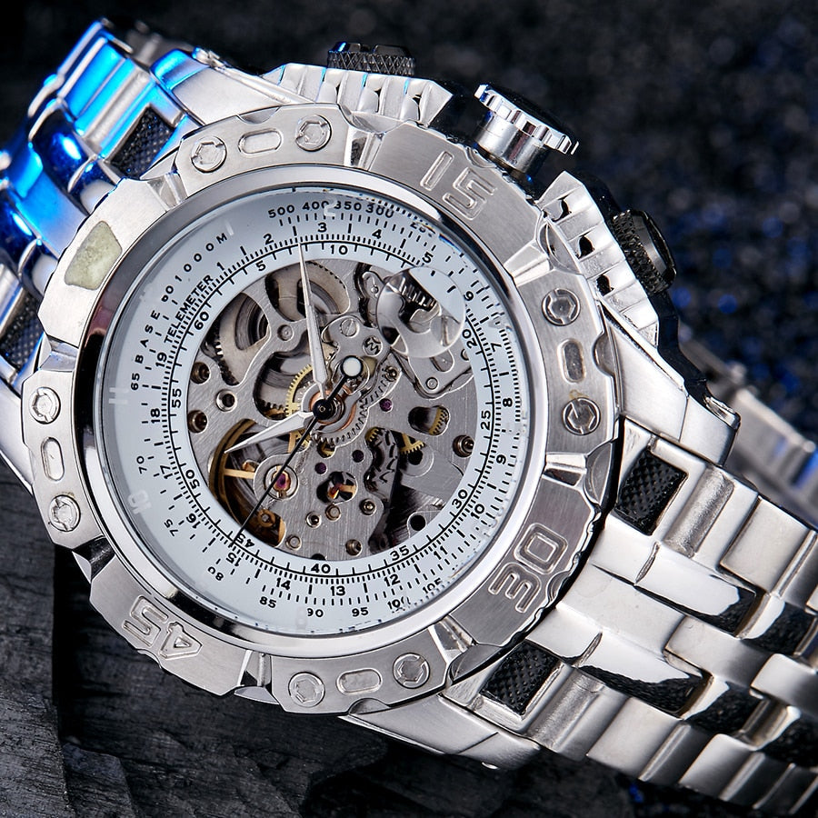 automatic mechanical oversize watch