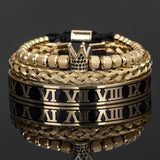 crown enamel roman numeral bangles hemp rope buckle bracelet bangles