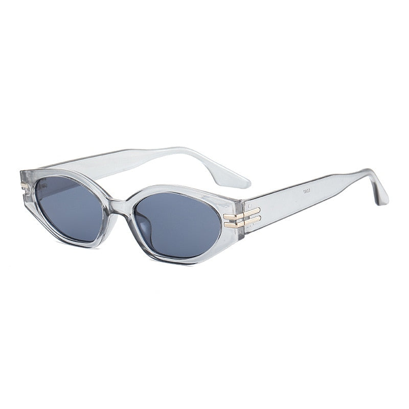 vintage retro oval gradient sunglasses