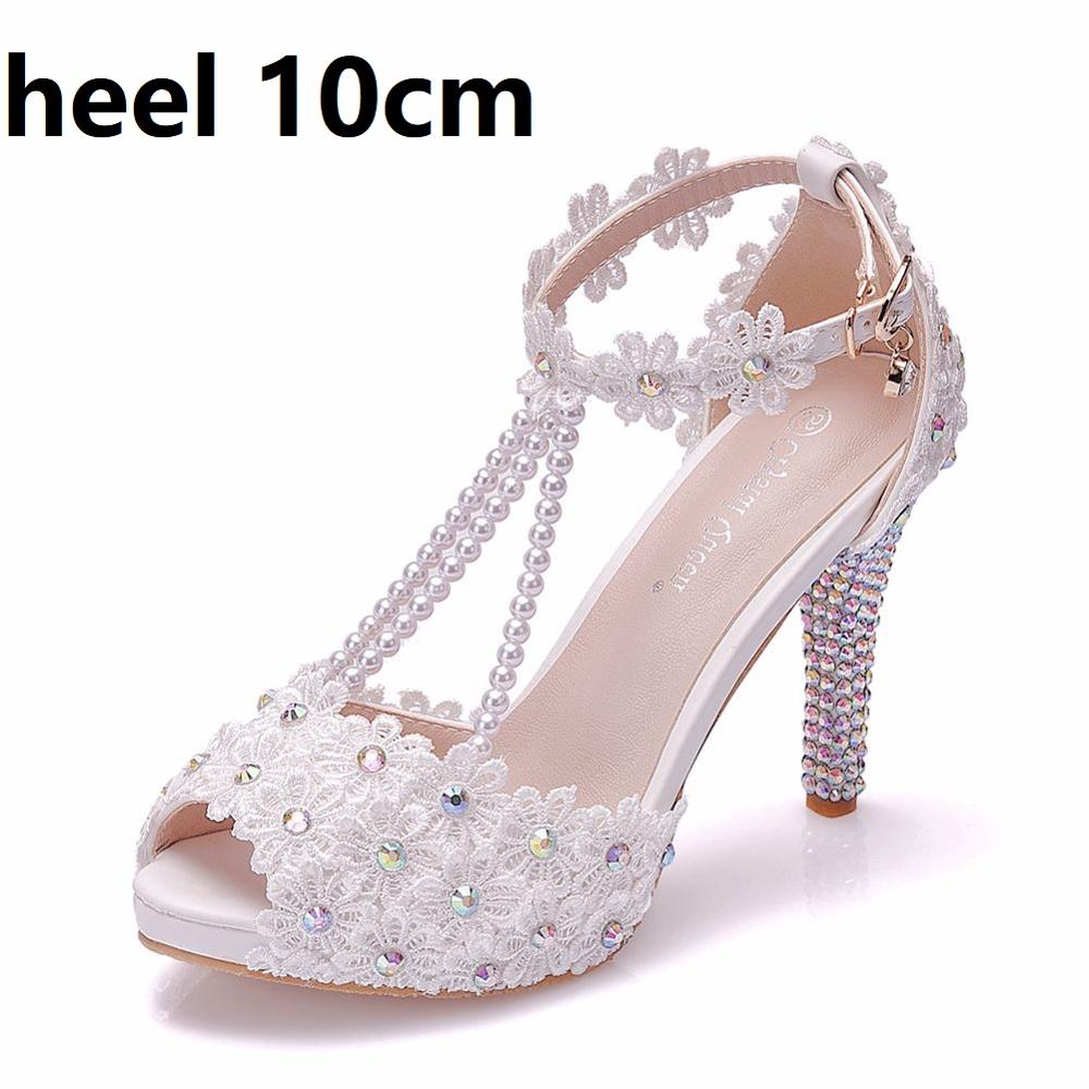 heel 10cm white