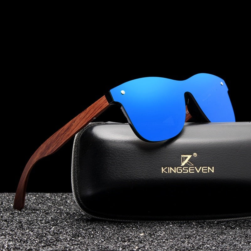 kingseven natural wooden sunglasses men polarized fashion sun glasses original wood oculos de sol masculino