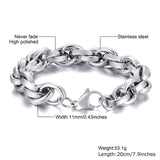 twisted rope chain bracelet