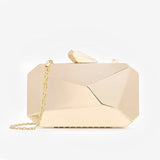acrylic box geometric chain strap shoulder bag