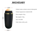 natural volcanic stone massage body stick oil roller skin care tool
