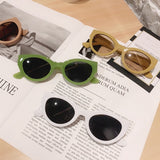 gradient classic cat eye sunglasses