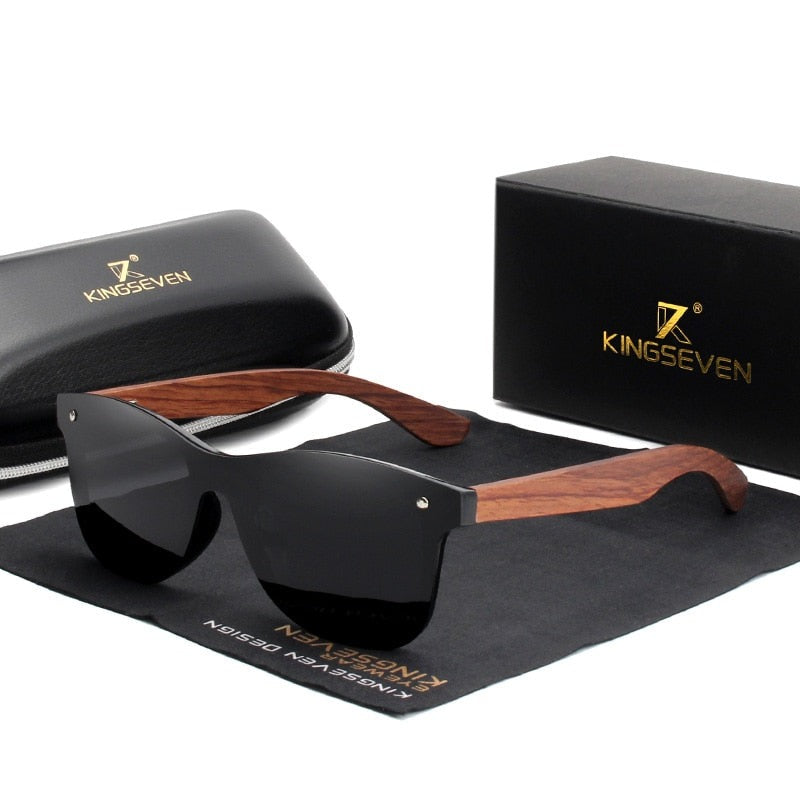 kingseven natural wooden sunglasses men polarized fashion sun glasses original wood oculos de sol masculino