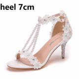 heel 7cm white