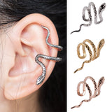 mini snake non pierced clip earring