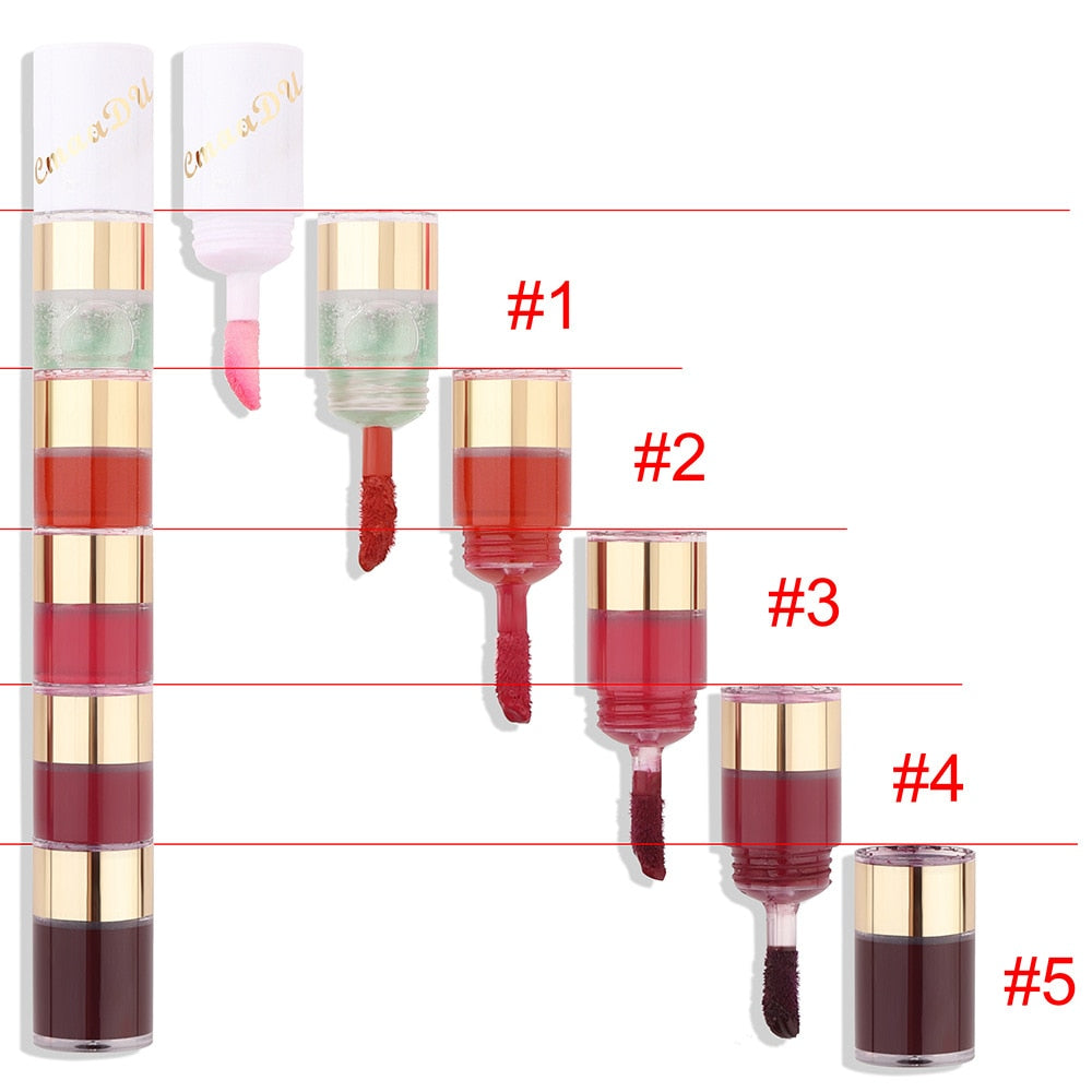 5 in 1 matte non stick cup lipstick kit