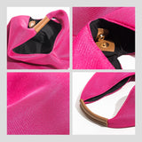 hobo triangle design mesh handbag