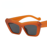 personality triangle concave cat eye sunglasses