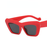 personality triangle concave cat eye sunglasses