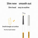 smudge proof eyeborw pencil with brush
