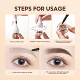tinted sculpted brow gel with brush mascara
