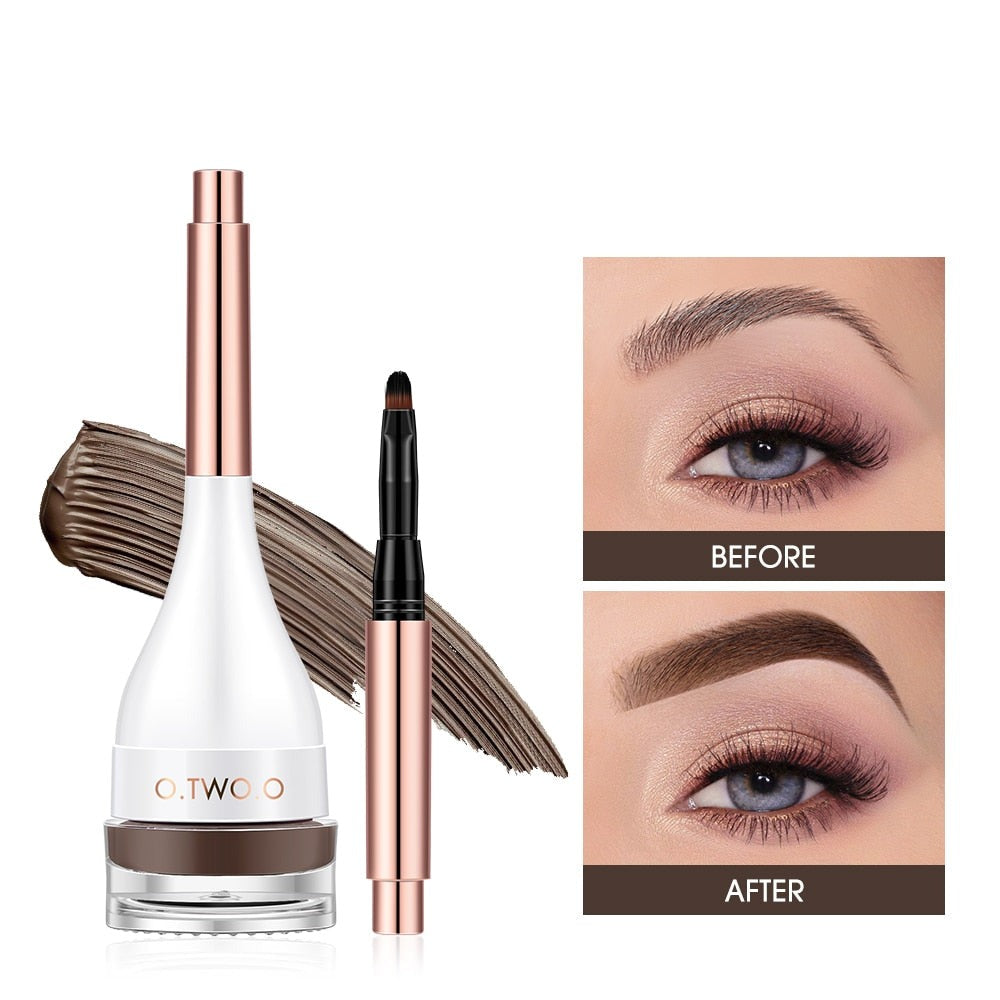 tinted sculpted brow gel with brush mascara