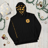 sunflowers and butterflies spread your love to the world streetwear hoodie