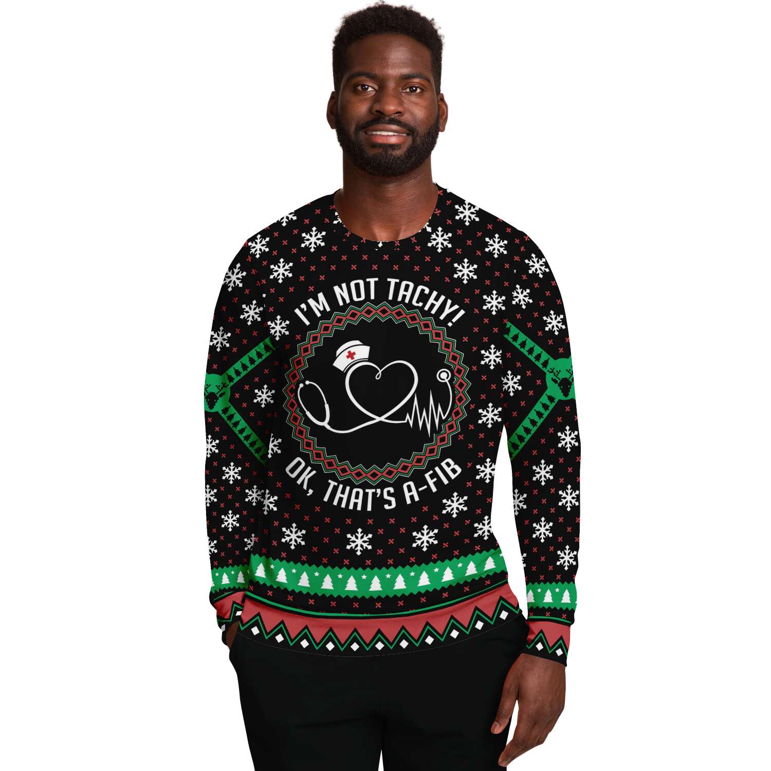 im not tachy ugly christmas sweatshirt