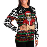 santa bouncer ugly christmas sweatshirt