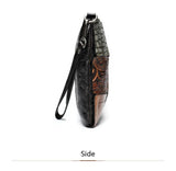 designer leather patchwork shoulder crossbody bag