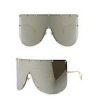 overzised star mask big frame vintage one piece shield visor sunglasses