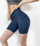 breathable mesh patchwork slim fit high waist shorts sportswear
