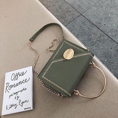 pu leather cover chain flap crossbody bag