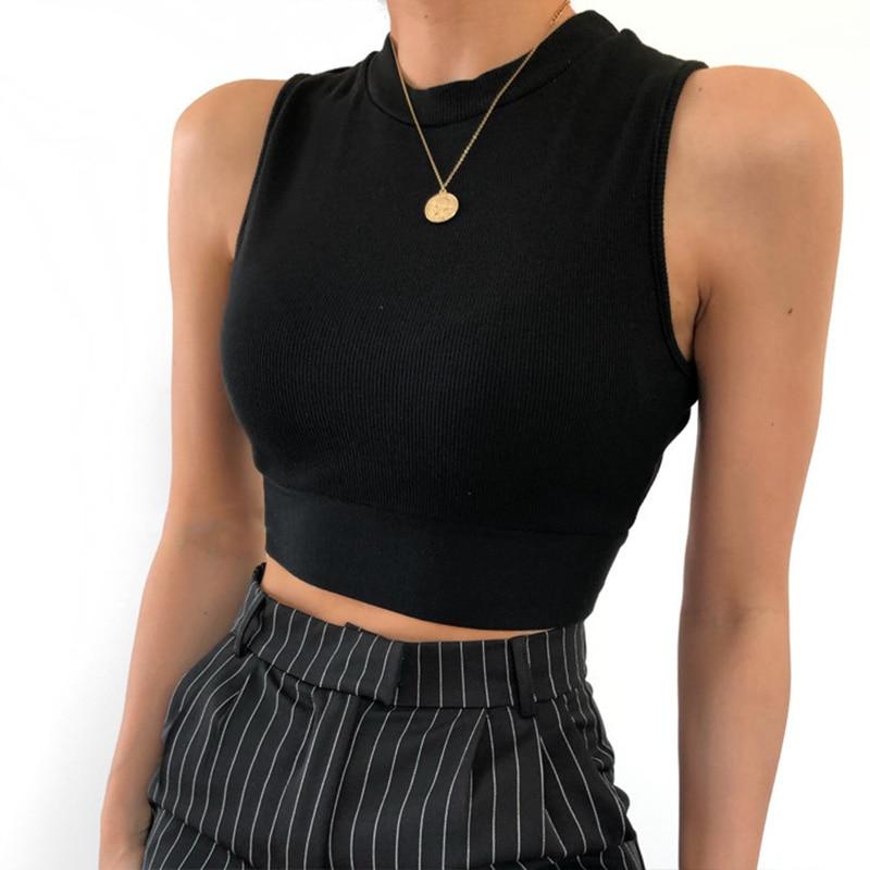 solid wrap hollow out tie back o neck crop top