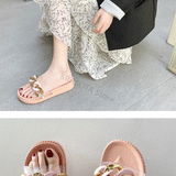chain flip flops flat slippers