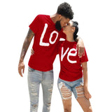 couple love printed t shirt