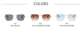 small vintage gradient retro sunglasses