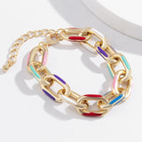 cuba chain colorful choker necklace