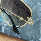 metal frame vintage aviator sunglasses