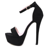 ankle strap open toe party high heel 1