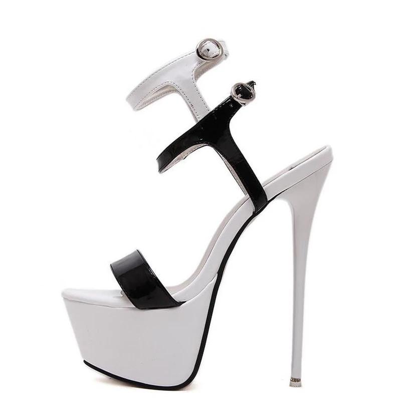 ankle strap open toe party high heel
