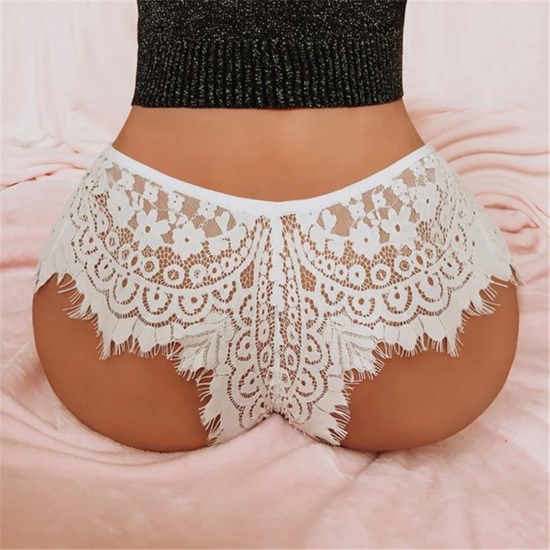 floral lace mesh high waist knicker thong g string panty lingerie