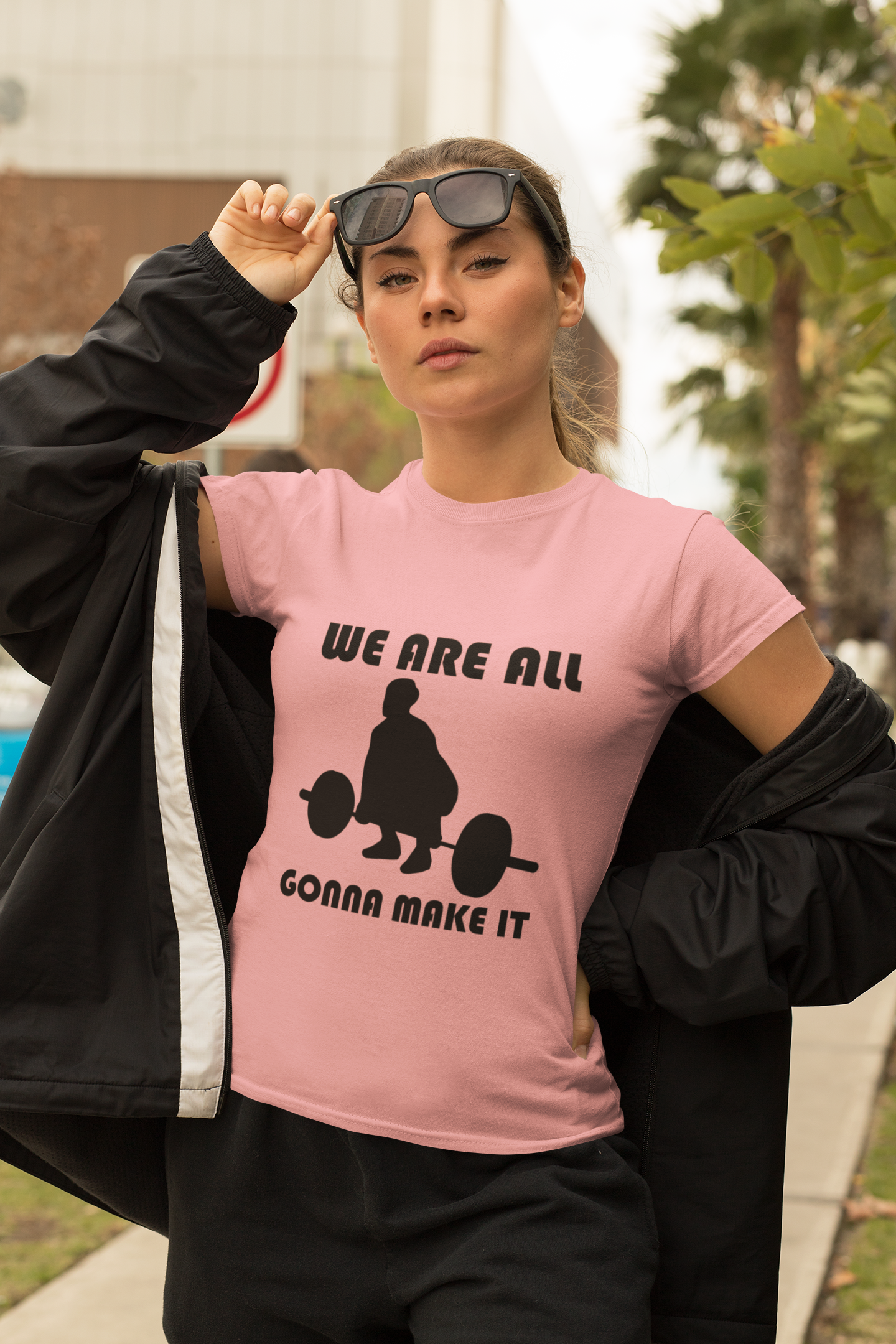 we are all gonna make it weightlifting t shirt