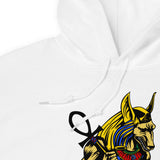 anubis ancient egyptian god of the dead gold warrior hoodie