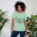 love is in the air short sleeve t shirt 1