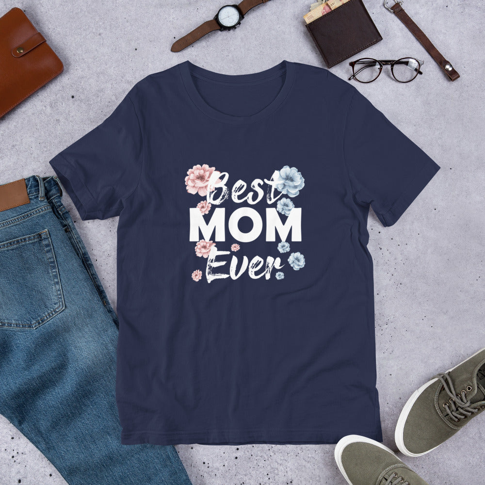 best mom ever floral mothers day gift t shirt