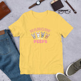 hanging with my peeps rabbit eggs easter t shirt